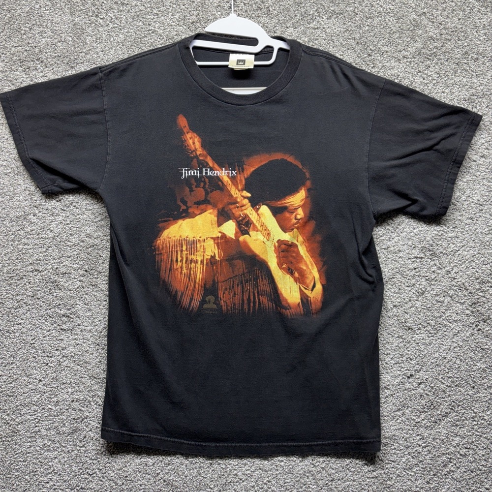 Vintage 90's Jimi Hendrix Live at Woodstock Winterland LARGE - Shirt MADE IN USA